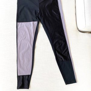 Alala Black & Lavender/Purple Legging/Tight